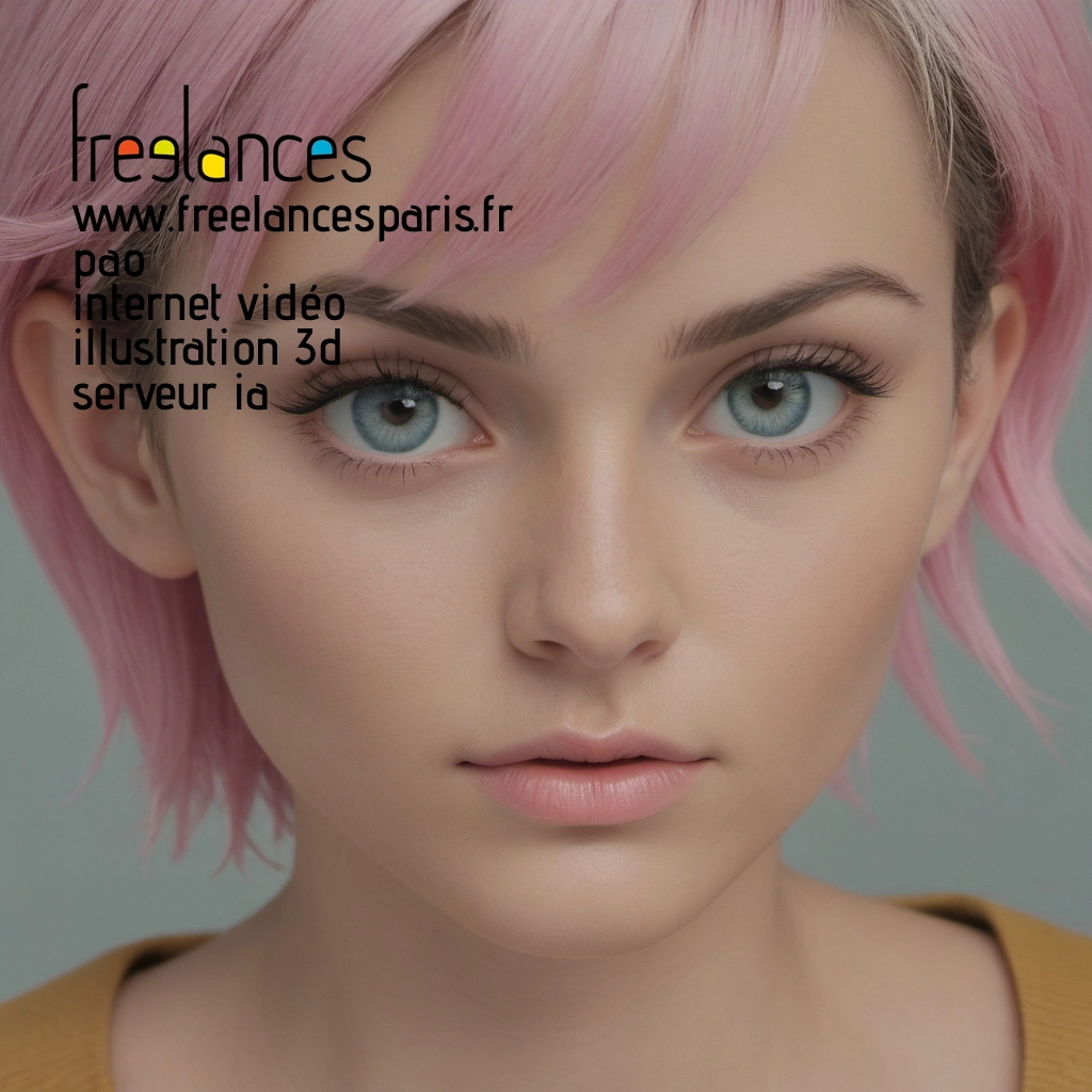 Pao mise en page internet vidéo illustration 3d serveur IA générative AI freelance paris studio de création magazines 8l6g3f60